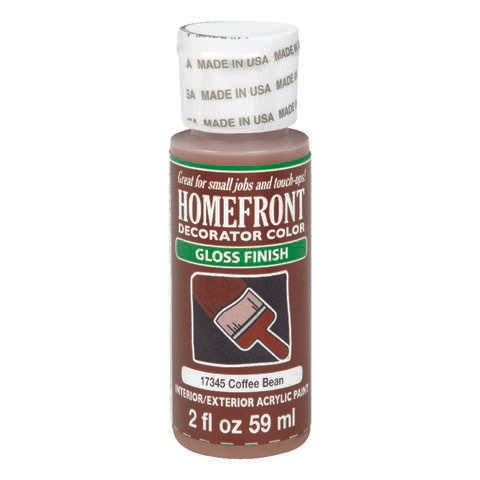 Homefront Gloss Coffee Bean Hobby Paint 2 oz, Pack of 3