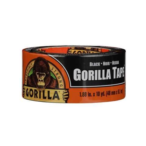 Gorilla 1.88 in. W X 10 yd L Black Duct Tape