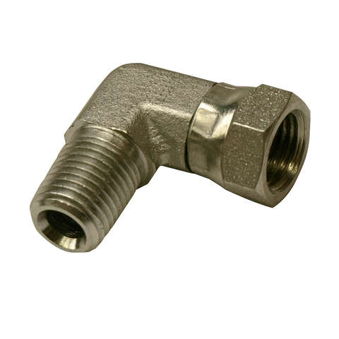 Apache Steel 1/2 in. D X 1/2 in. D Hydraulic Adapter 1 pk