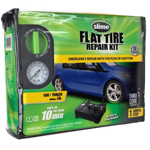 Slime Analog Flat Tire Repair For Car/Trailer, Pack of 2