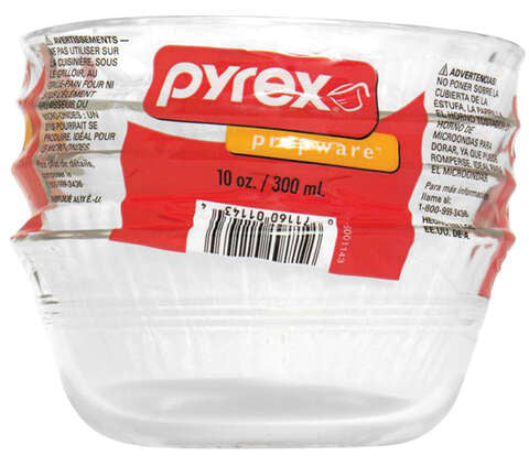 Pyrex 4.88 in. W X 4.88 in. L Custard Cups Clear 4 pk, Pack of 6