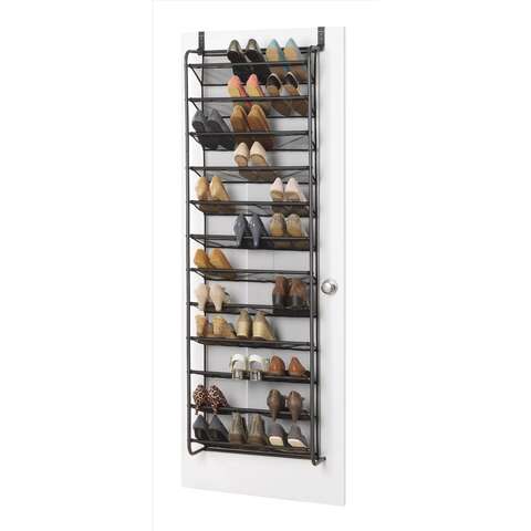 Whitmor 69 in. H X 21.63 in. W X 7.5 in. L Metal Hanging Shoe Organizer