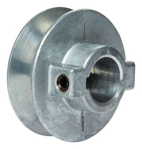 Chicago Die Cast 2 1/4 in. D Zinc Single V Grooved Pulley