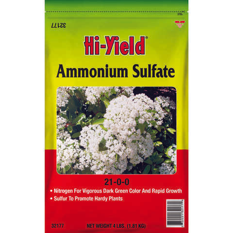 Hi-Yield AMMONIUM SULFATE Granules Plant Food 4 lb