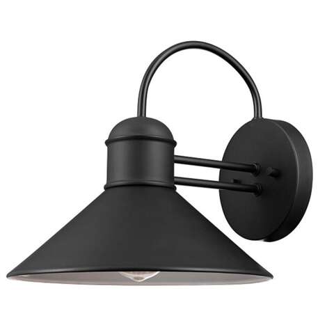 Globe Electric Sebastien 1-Light Black Wall Sconce