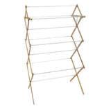 Madison Mill 52.5 in. H X 29.5 in. W X 18.25 in. D Wood Accordian Collapsible Clothes Drying Rack, Pack of 4
