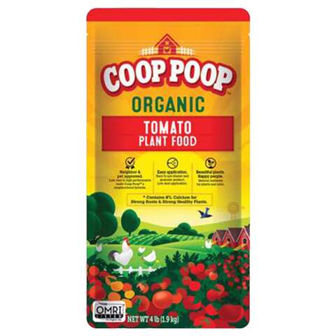 Coop Poop Organic Soil Tomato Plant Food 4 lb, Pack of 8