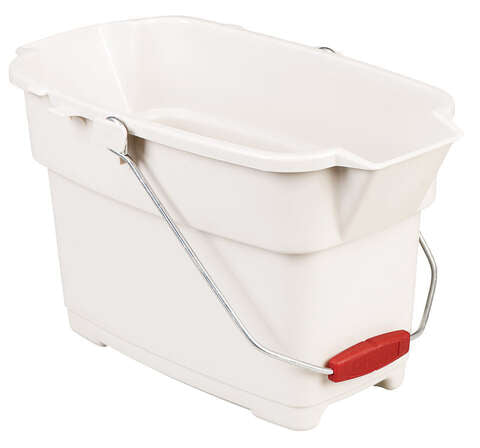 Rubbermaid 14 qt Bucket Bisque, Pack of 6