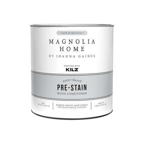 Magnolia Home by Joanna Gaines Kilz Transparent Flat Clear Water-Based Acrylic Pre-Stain Conditioner, Pack of 6
