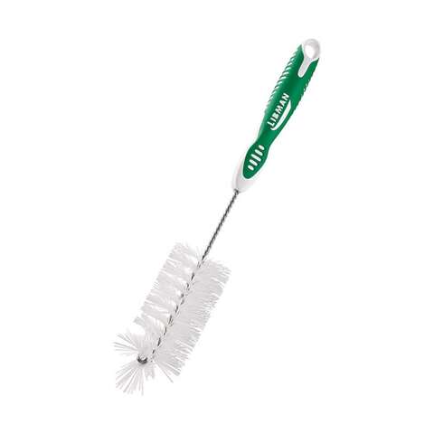 Libman 2 in. W Medium Bristle 6 in. Plastic/Rubber Handle Bottle Brush, Pack of 12