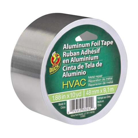 Duck 1.88 in. W X 10 yd L Chrome Metal Repair Tape