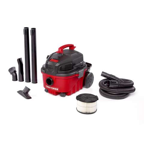 Craftsman 4 gal Corded Wet/Dry Vacuum 120 V 5 HP