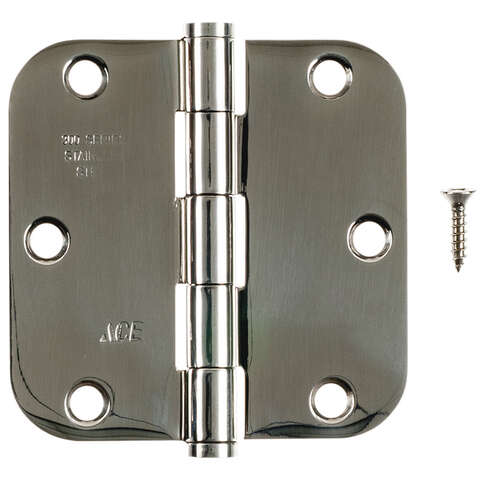 Ace 3-1/2 in. L Stainless Steel Residential Door Hinge 1 pk