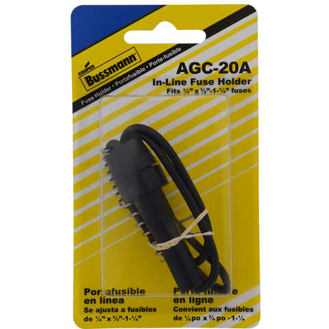 Bussmann AGC-20A 15 amps Fuse Holder 1 pk, Pack of 5