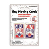 Playmaker Toys Tiny Playing Cards Blue/Red, Pack of 12