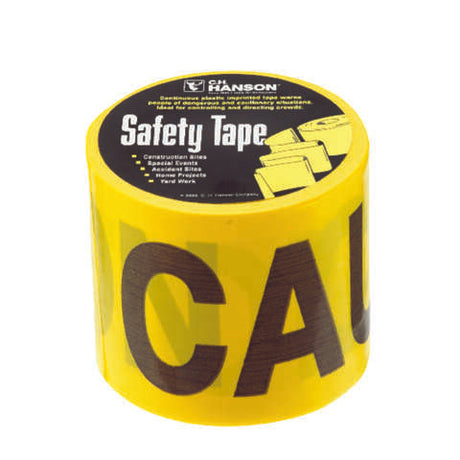 C.H. Hanson 200 ft. L X 3 in. W Plastic Caution Barricade Tape Yellow