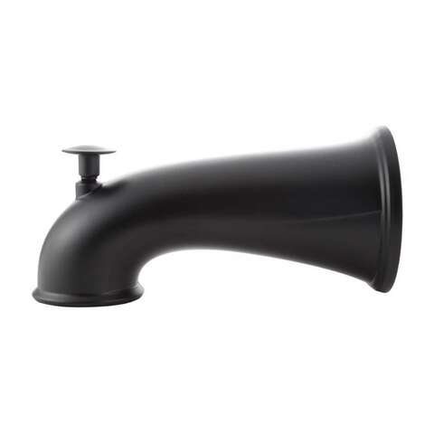 Danco Tub Spout Universal 6.0 in. L X 3.07 in. W X 3.07 in. H Black Metal 1 pc