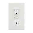 Leviton 15 amps 125 V White Outlet/Wallplate 5-15R 1 pk