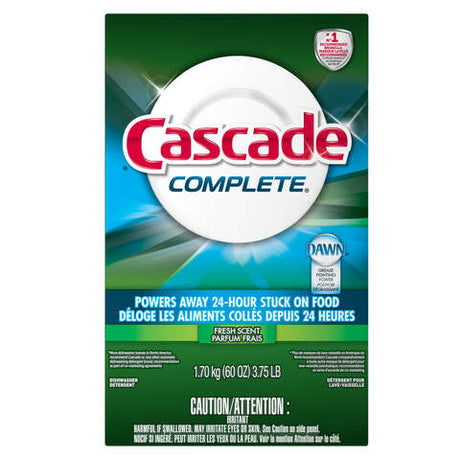 Cascade Complete Fresh Scent Powder Dishwasher Detergent 60 oz 1 pk, Pack of 6