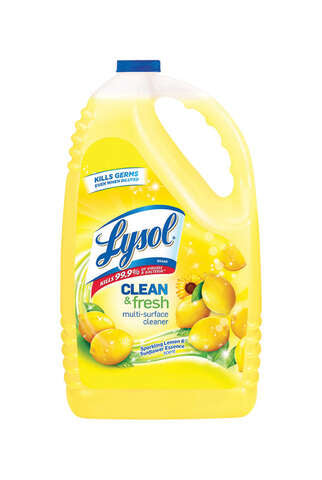 Lysol Clean & fresh Lemon Scent Multi-Purpose Cleaner Liquid 144 oz, Pack of 4