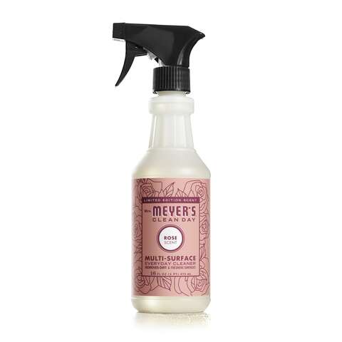 Mrs. Meyer's Clean Day Rose Scent Multi-Surface Cleaner Liquid 16 oz, Pack of 6