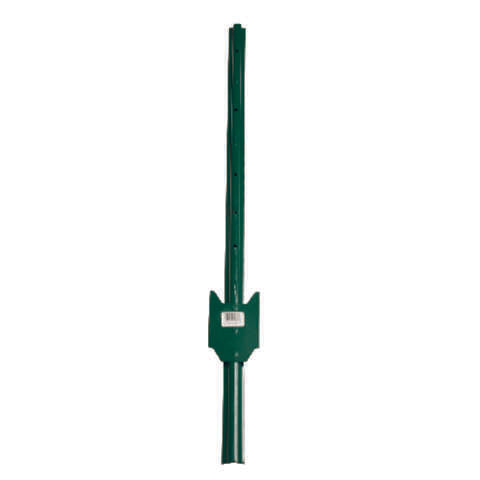 American Posts .5 in. H X 1.25 in. W X 3 ft. L 14 Ga. Powder Coated Green steel U-Post, Pack of 10