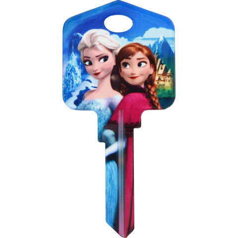 Hillman Disney Frozen House/Padlock Universal Key Blank Single, Pack of 5