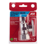 Ace Compression Compression Brass Straight Stop Valve