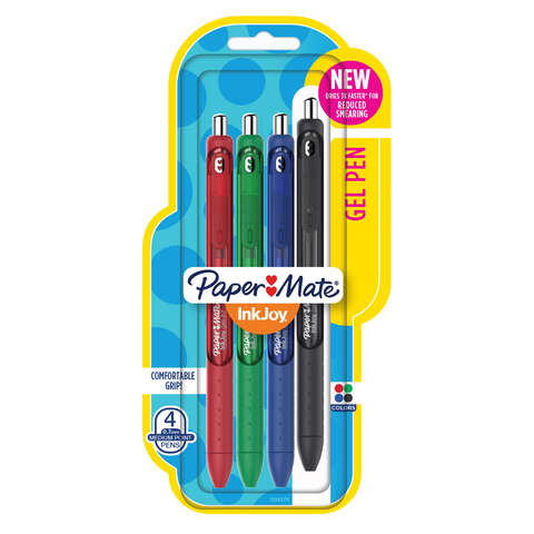 Paper Mate Ink Joy Assorted Retractable Gel Pen 4 pk, Pack of 6