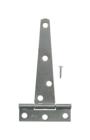 Ace 5 in. L Zinc-Plated Light Duty T Hinge 2 pk, Pack of 5