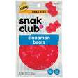 Snak Club Cinnamon Gummi Candy 3.75 oz Bagged, Pack of 12