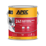 APOC Gloss White Acrylic Roof Coating 1 gal, Pack of 4