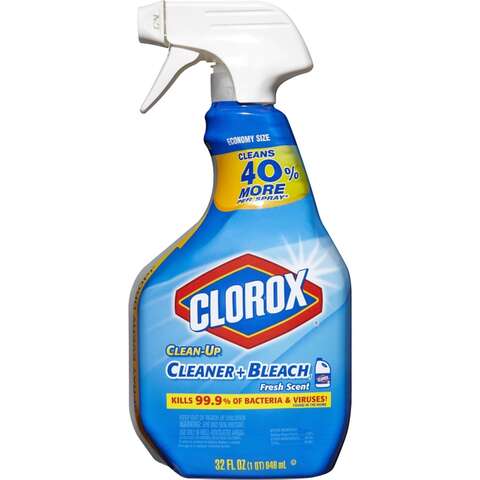 Clorox Clean-Up Fresh Scent Cleaner with Bleach 32 oz 1 pk, Pack of 9