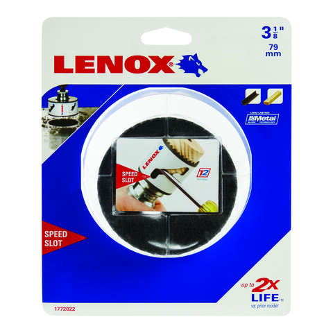 Lenox Speed Slot 3-1/8 in. Bi-Metal Hole Saw 1 pc