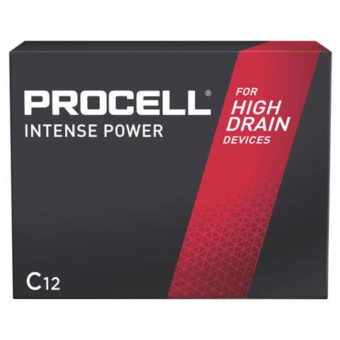 Procell Intense Alkaline C 1.5 V 7.933 mAh Primary Battery PX1400 12 pk