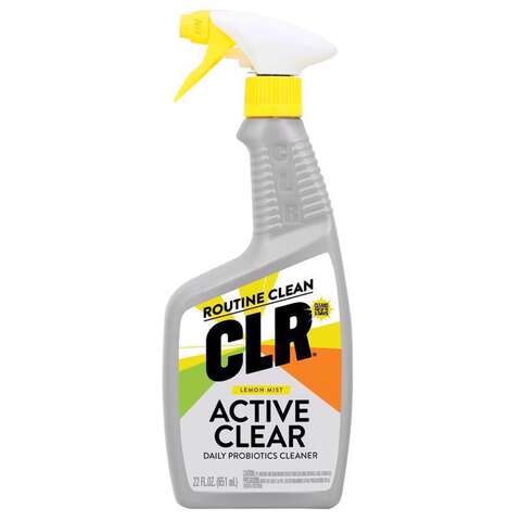 CLR Lemon Scent Probiotic Daily Cleaner 22 oz Liquid, Pack of 6