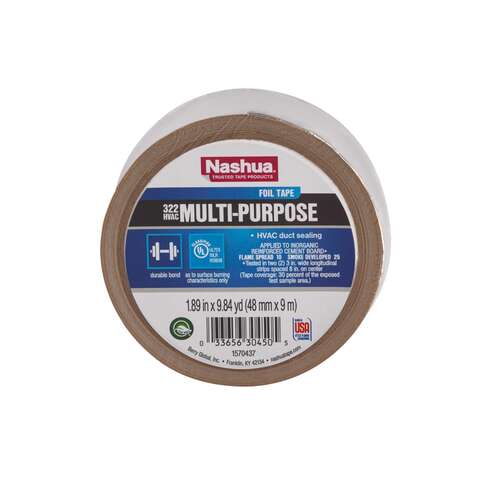 Nashua 1.89 in. W X 9.8 yd L Silver Foil Tape