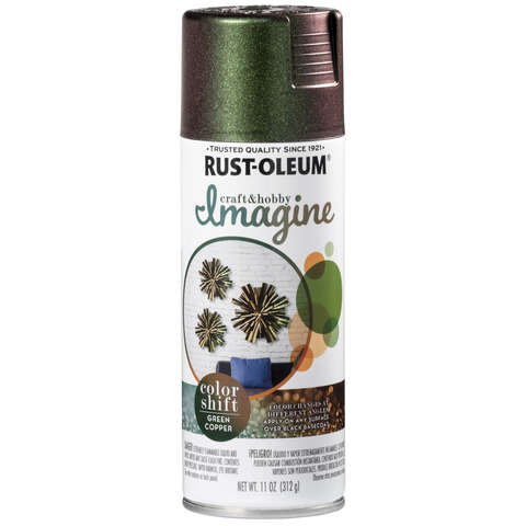 Rust-Oleum Imagine Gloss Green Copper Spray Paint 11 oz, Pack of 4