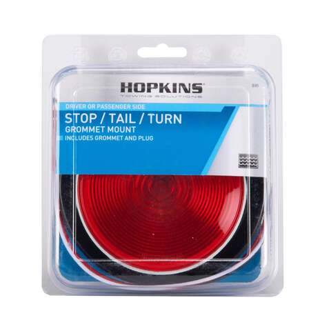 Hopkins Sealed Red Round Stop/Tail/Turn Light Kit, Pack of 2