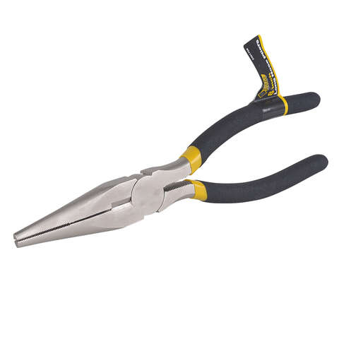 Steel Grip 8 in. Carbon Steel Long Nose Pliers