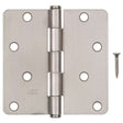 Ace 4 in. L Satin Nickel Residential Door Hinge 3 pk