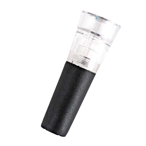 BarY3 Black/Clear Vacuum Pump Wine Stopper