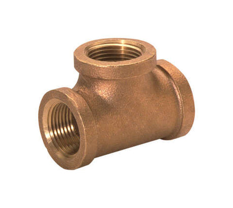 JMF Company 1/2 in. FPT X 1/2 in. D FPT Red Brass Tee