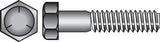 HILLMAN 3/8 in. D X 7 in. L Heat Treated Zinc Steel Hex Head Cap Screw 50 pk