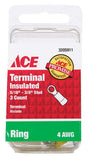 Ace Ring Terminal Blue 3 pk