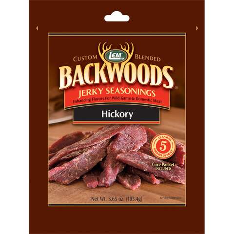 LEM Backwoods Hickory Jerky Seasoning 3.65 oz Boxed, Pack of 6