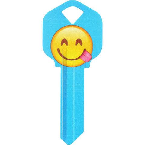 Hillman Wackey Emoji House/Office Universal Key Blank Single, Pack of 6