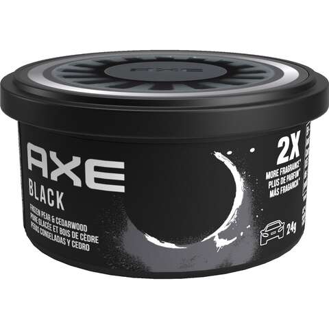 AXE Black Frozen Pear and Cedarwood Scent Car Air Freshener 0.84 oz Gel 1 pk, Pack of 6