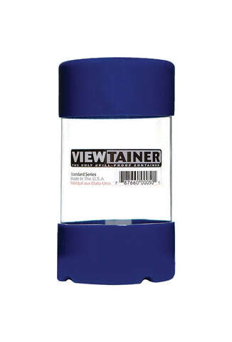 Viewtainer 3 in. W X 5 in. H Slit Top Container Plastic Blue, Pack of 15