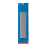 H.B. Ives 12 in. H X 3 in. L Chrome Silver Aluminum Push Plate